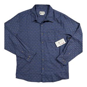 Marmot Men's NWT Fairfax Navy‎ Blue Lightweight Large Flannel